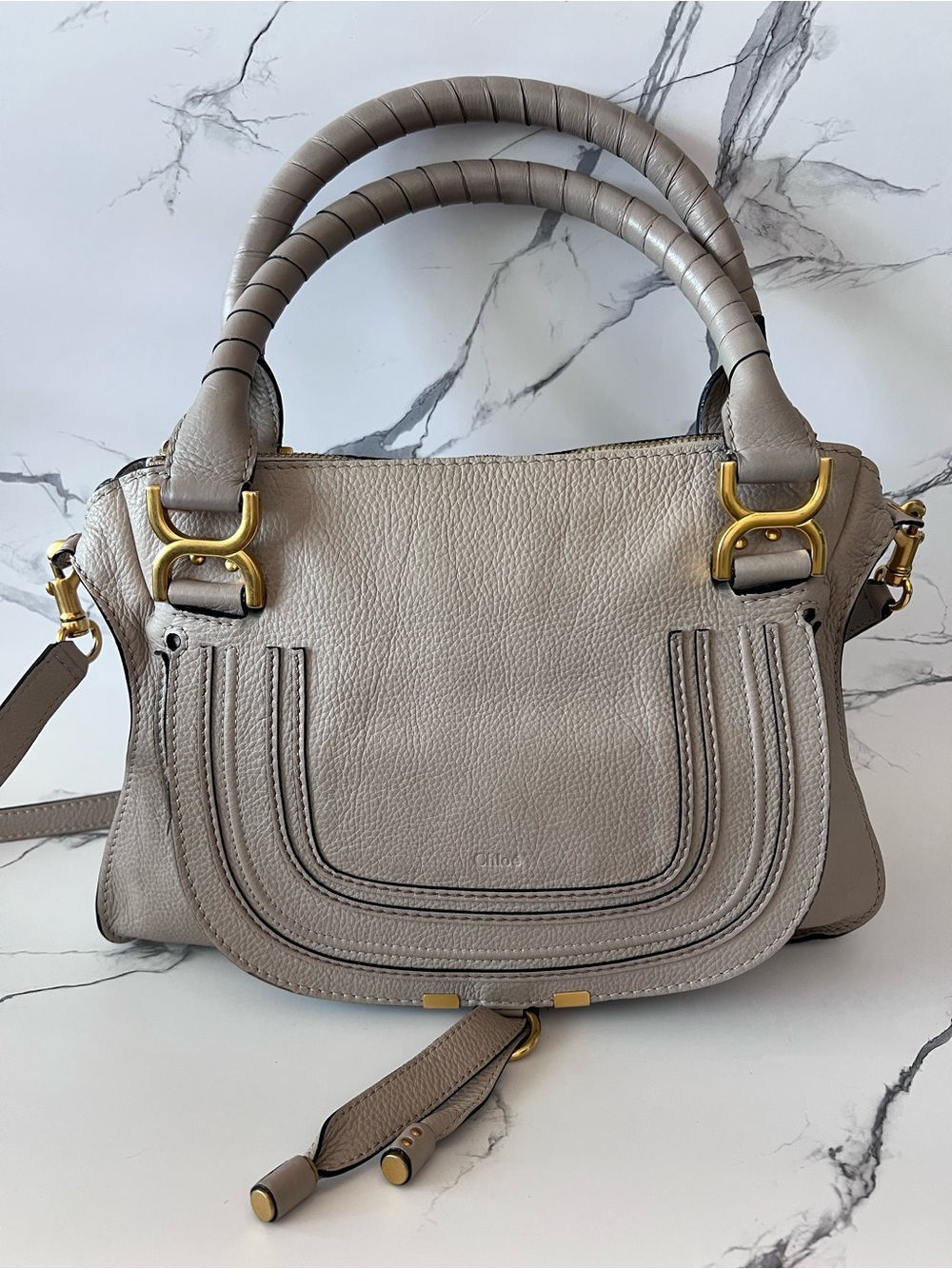 Chloe Marcie Leather Satchel